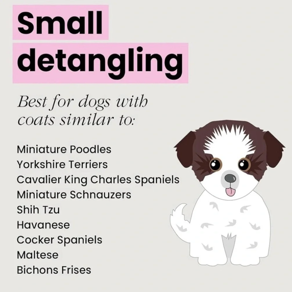Pet Teezer Yellow Dog Grooming Brush